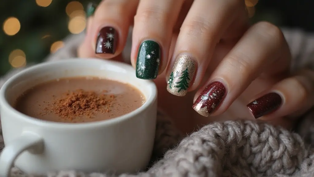50 Winter Nail Ideas for 2025's Cozy