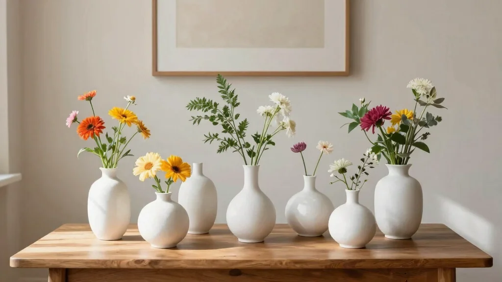 15 White Vases Styling Ideas for a Clean Look