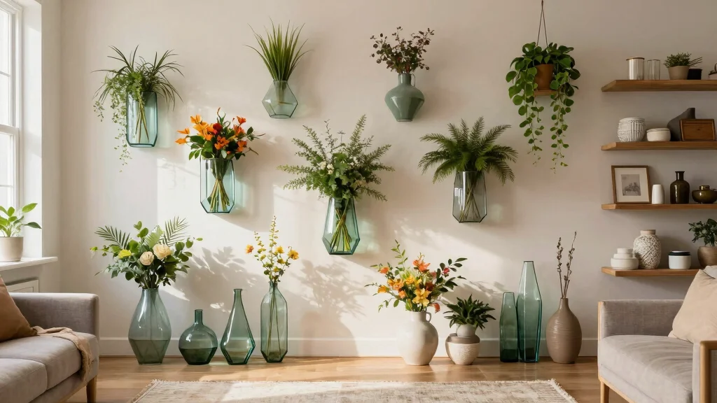 16 Wall Vases Decor Ideas to Save Space Beautifully