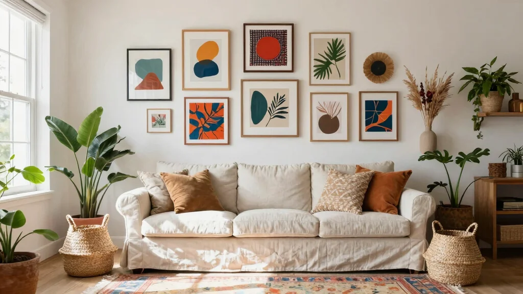 17 Art Gallery Wall Living Room Ideas That Look Curated