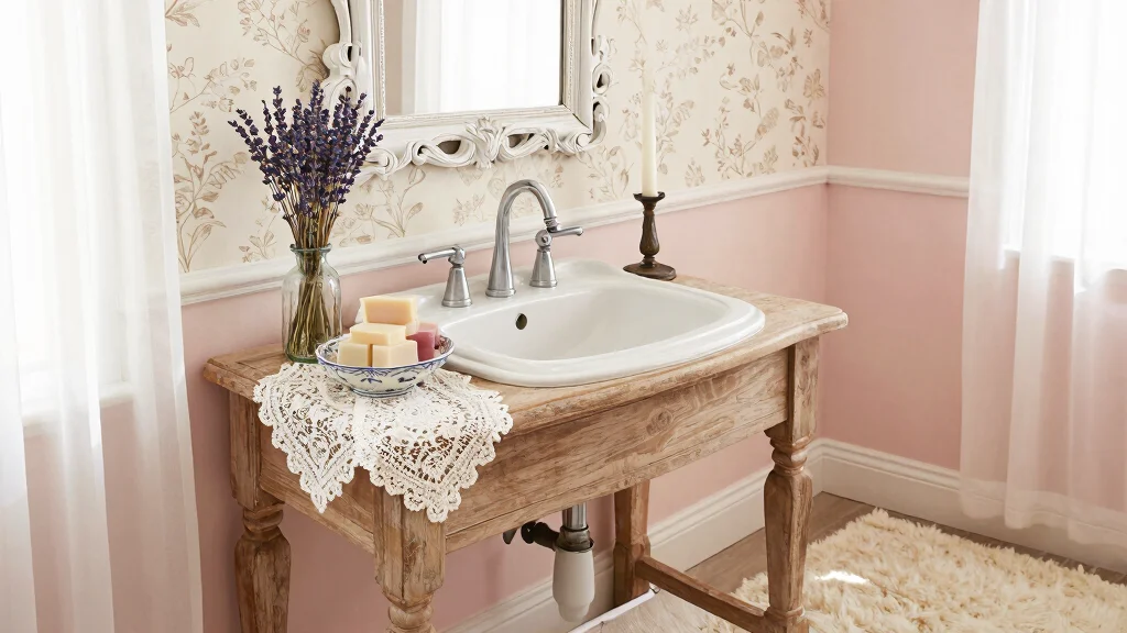 17 Shabby Chic Bathroom Accessories for a Vintage Charm - thenailhairdiary.com