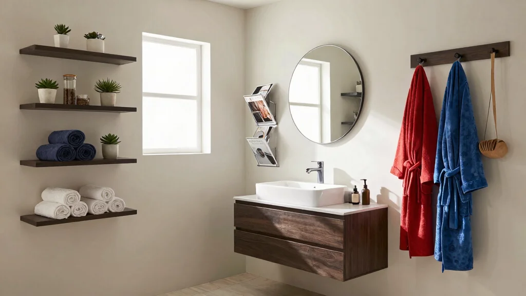 18 Bathroom Wall Accessories Ideas to Save Space Stylishly