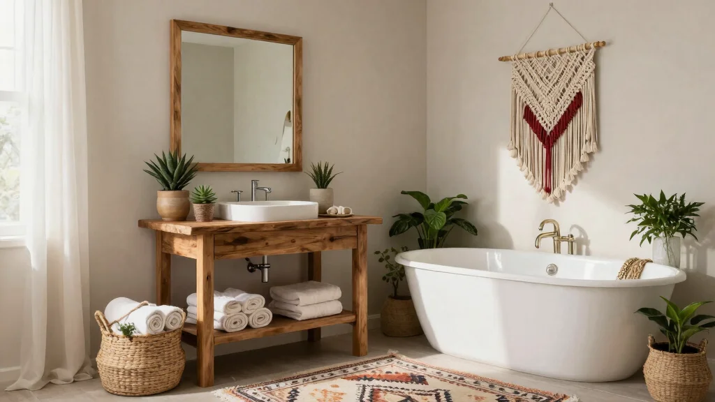 18 Boho Bathroom Accessories for a Relaxed Chic Style - thenailhairdiary.com