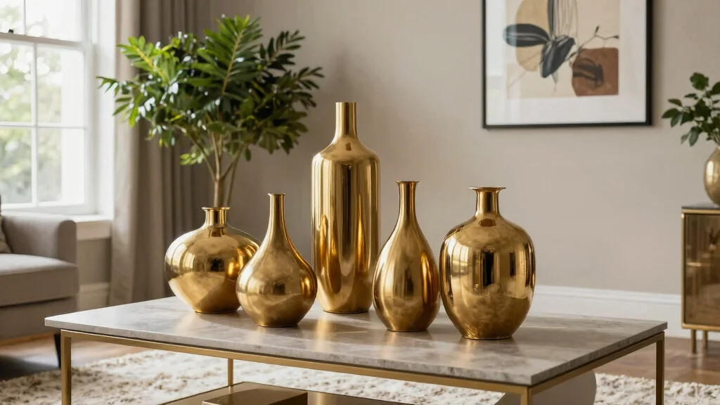 19 Gold Vases Decor Ideas for a Luxe Touch - thenailhairdiary.com