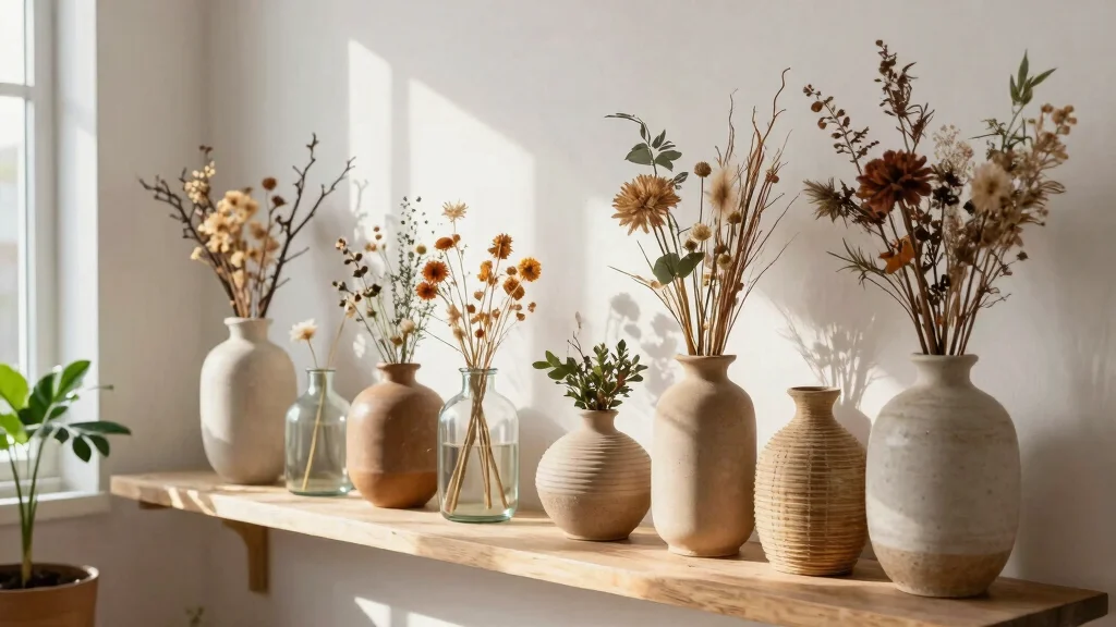 11 Vases on Shelf Ideas to Style Your Shelves Beautifully