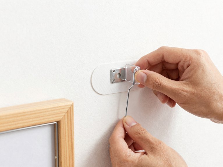 adhesive hooks for frames