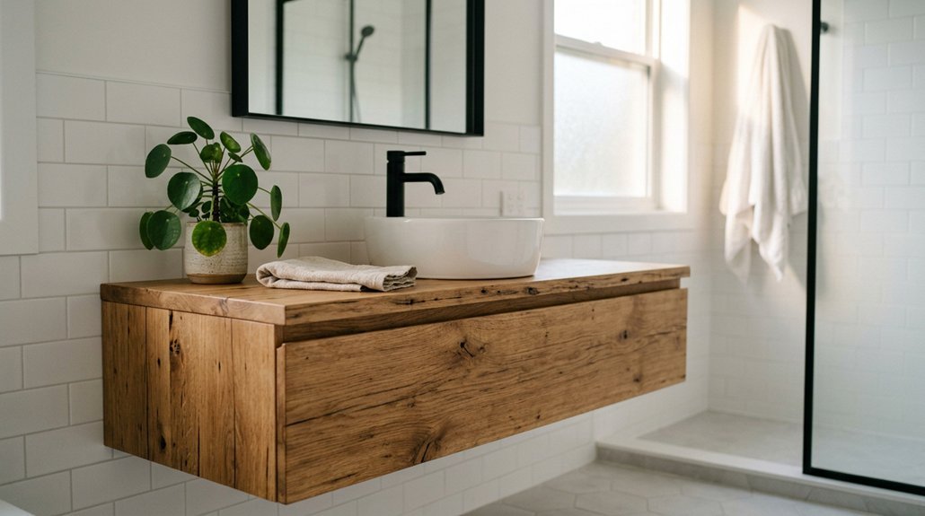 budget friendly bathroom d cor steps