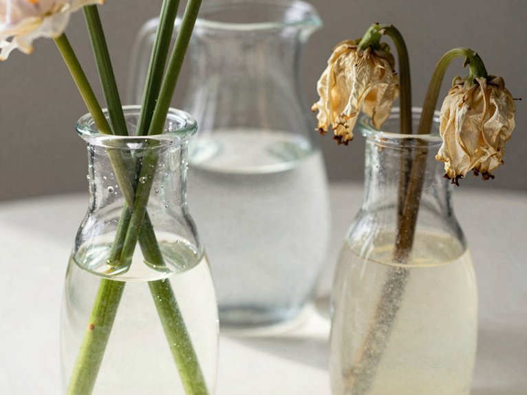 change vase water daily trim stems
