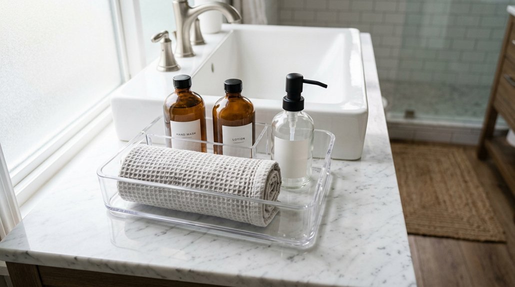 seven steps to organize under sink storage